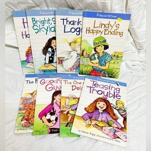 8 American Girl Hopscotch Hill School Books, good condition